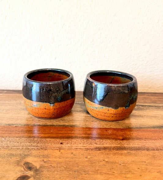 Black and Copper Tumblers