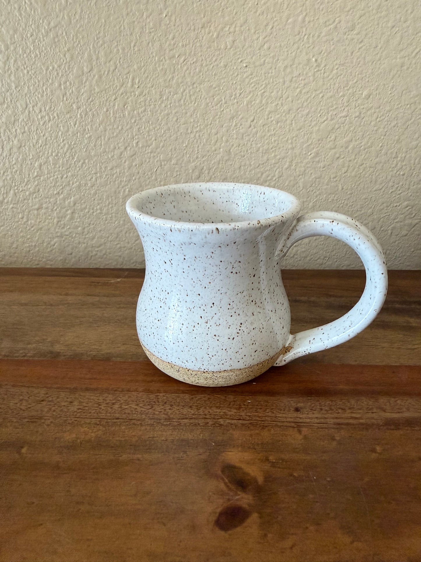 White Squatty Mug