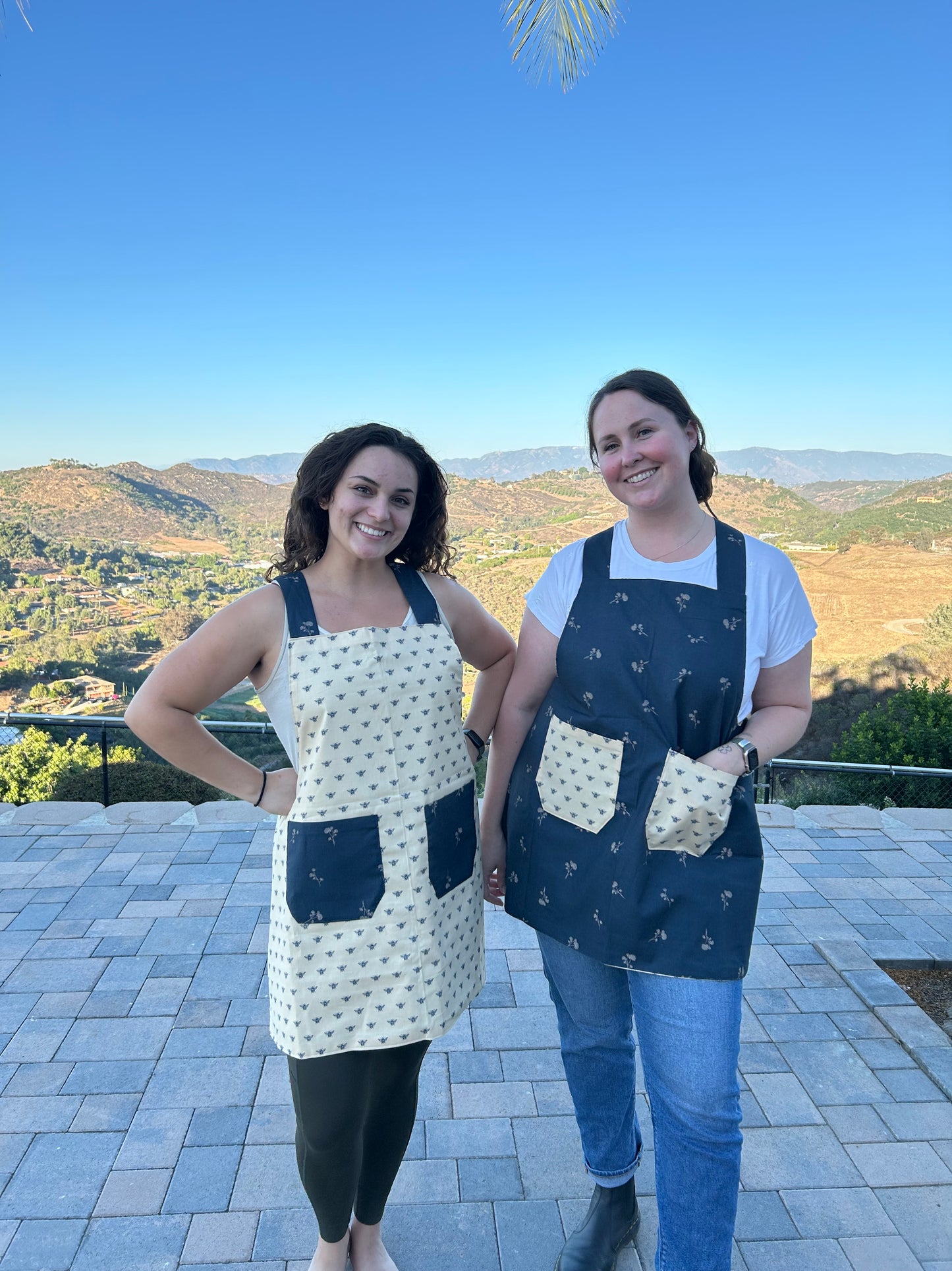 Bees & Flowers Apron