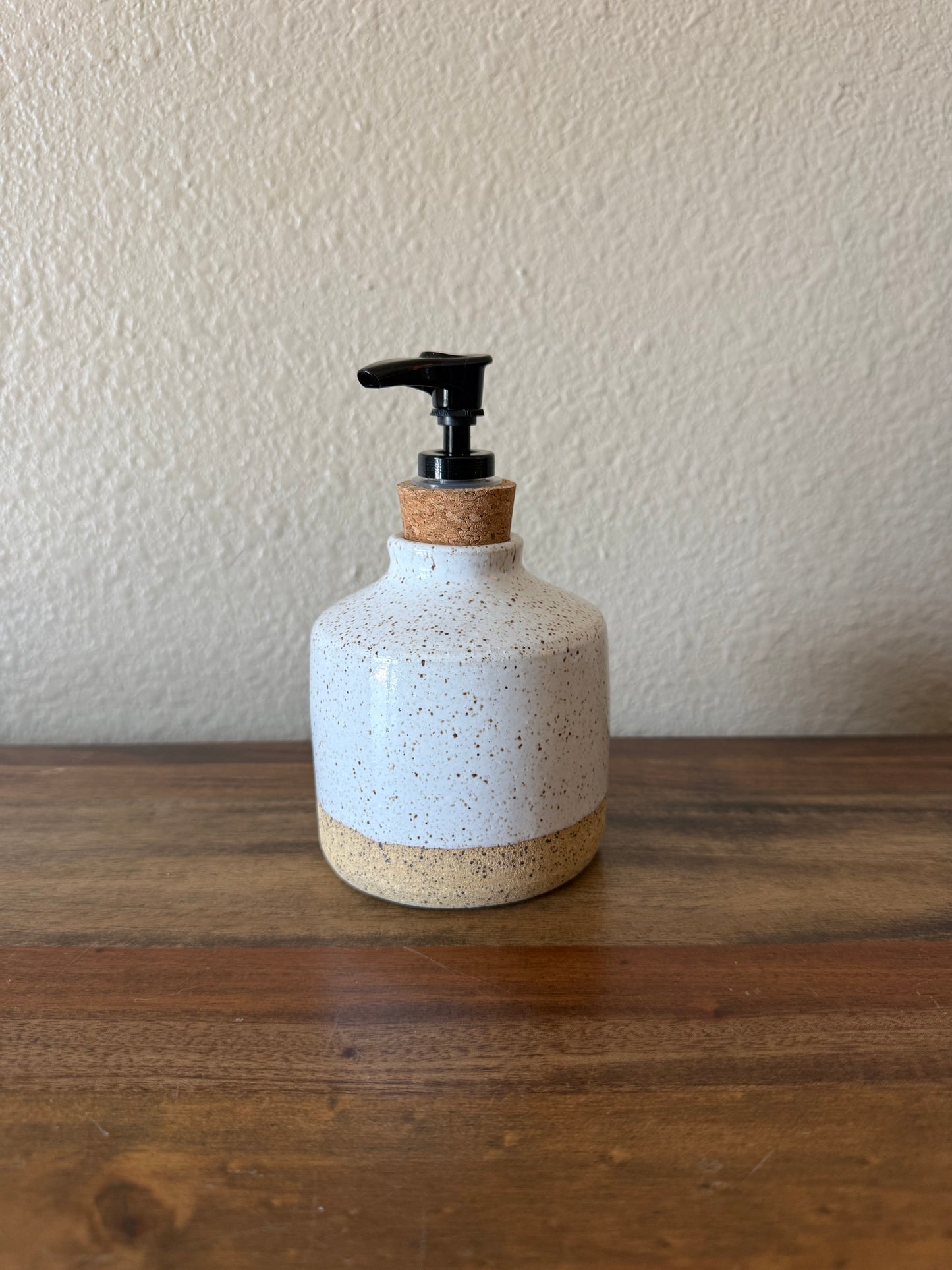 White Soap Dispenser