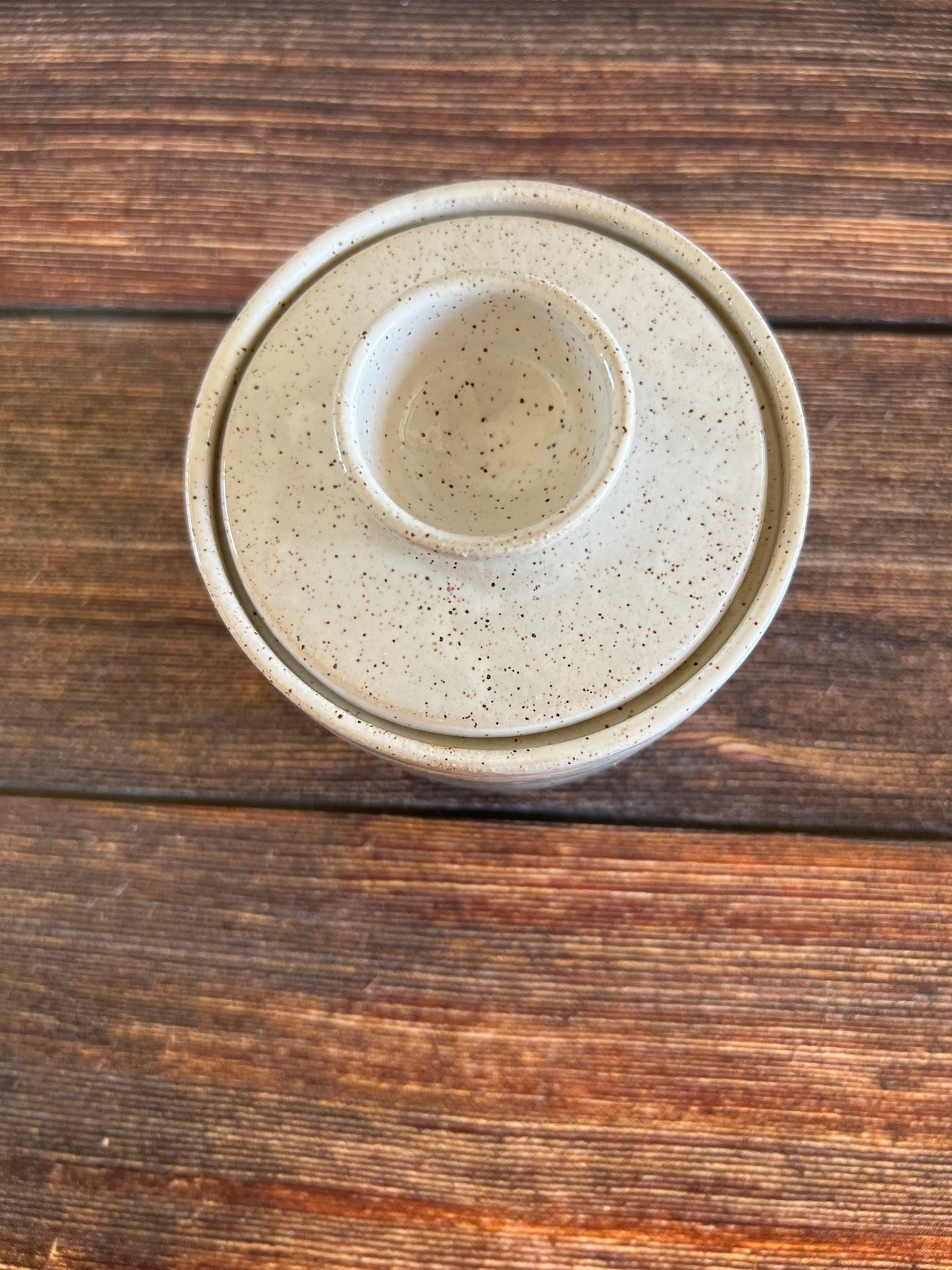 Small White Lidded Jar #3