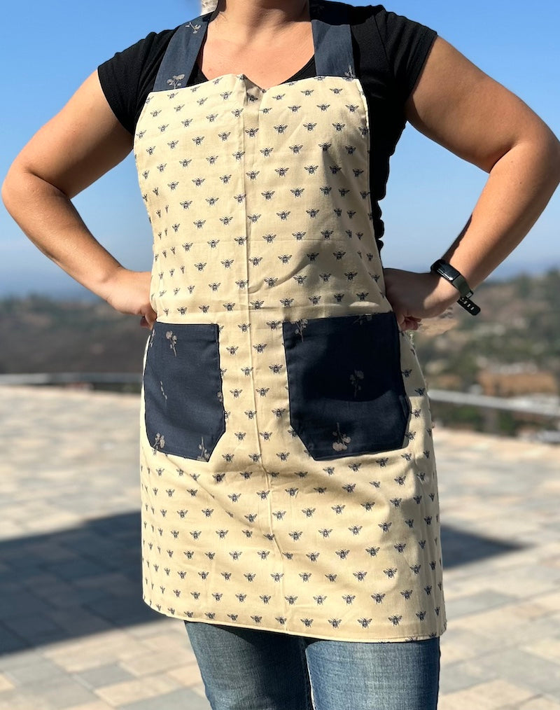 Bees & Flowers Apron