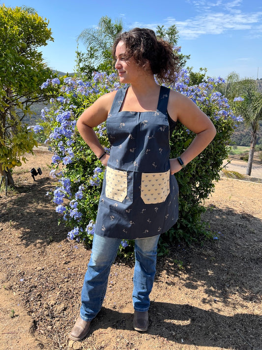 Bees & Flowers Apron