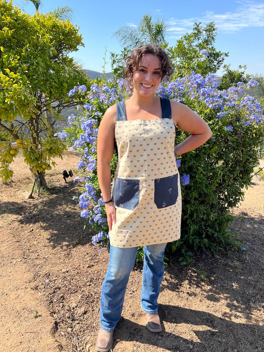 Bees & Flowers Apron