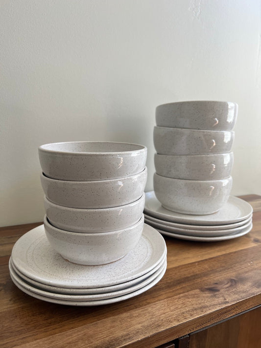 Made to Order Dinner Set - One Dinner Plate, One Salad Plate, One Dinner Bowl, One Cereal Bowl